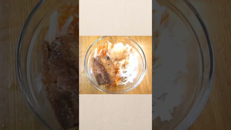 【缶詰レシピ】サンマの缶詰で南蛮漬け♪#shorts