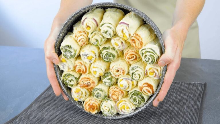 冷凍ピザ生地をくるくる巻いたら...あっなるほど