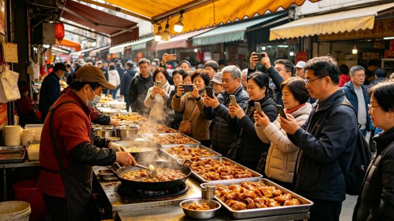 山东巨型大集VS河南最有名的夜市 炸馓子 巨型羊肉串 山东大饼 天津脆皮炸糕 纯手工辣椒花生面 现炒瓜子 千年小吃龙须酥 现做白吉馍夹肉 现蒸开封灌汤包 开封油条鸡蛋 河南大烩菜 河南现炒蒸菜超级热闹