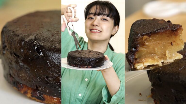 【全面真っ黒！？】りんご20個使ったタルトタタンお取り寄せしてみた【きゅうりめし】#shorts