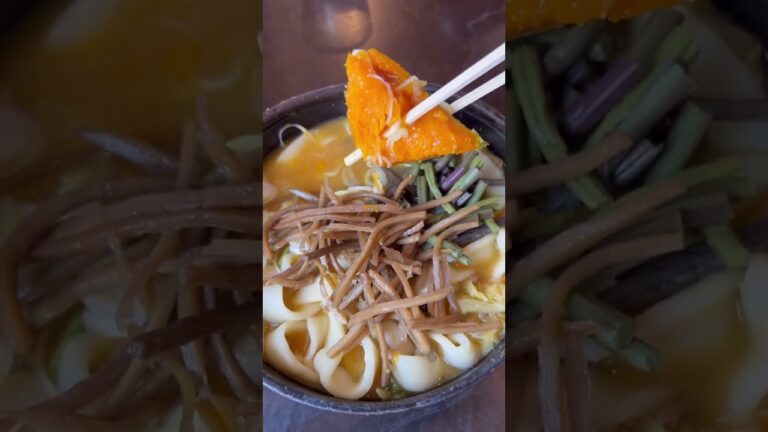 ほうとう食べました　長野県諏訪インター前店　美味しい
