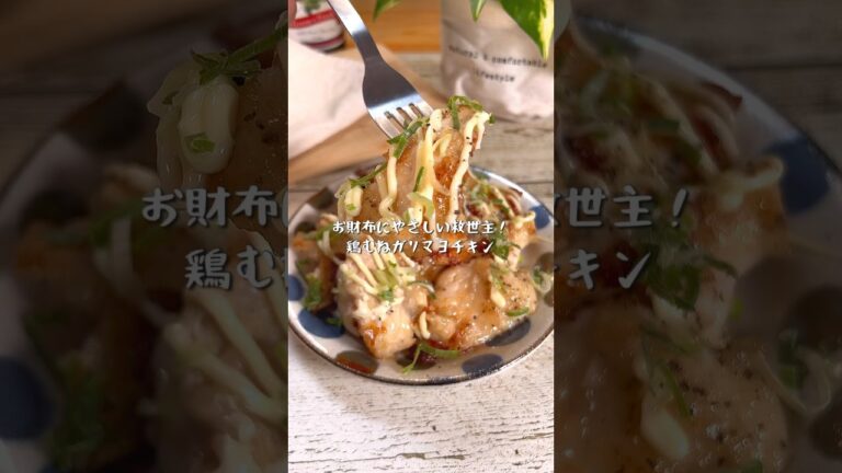 お財布にやさしい救世主！鶏むねガリマヨチキン
