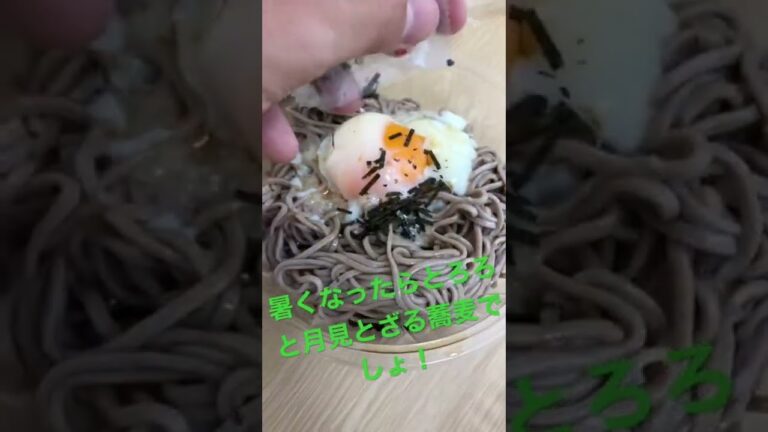 夏になったらこのざる蕎麦が染みるほど美味いんよ！！