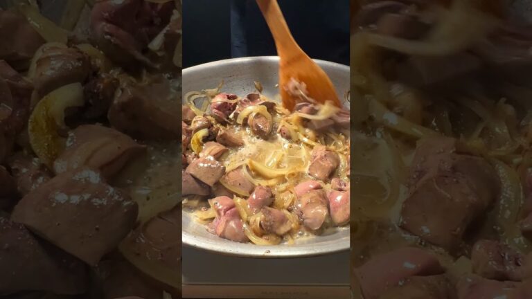 鶏レバーのソテー #shorts