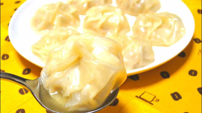 餃子の皮で小籠包 作り方（包み方）How To Fold Soup Dumplings With Gyoza Wrappers【パンダワンタン】