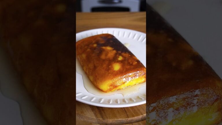 材料4つ！お餅フレンチトースト作り方！#簡単レシピ