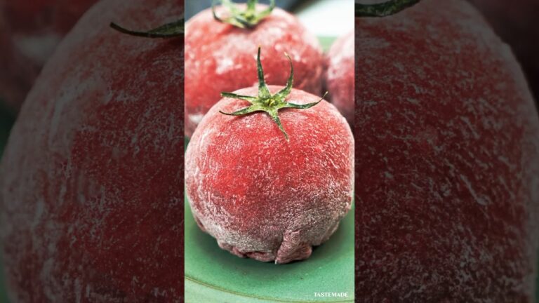 【甘いの？しょっぱいの？】正体不明のトマト大福😂