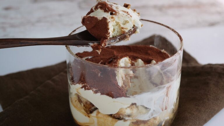 【グラスで濃厚ティラミス】簡単デザート Easy Tiramisu in a glass