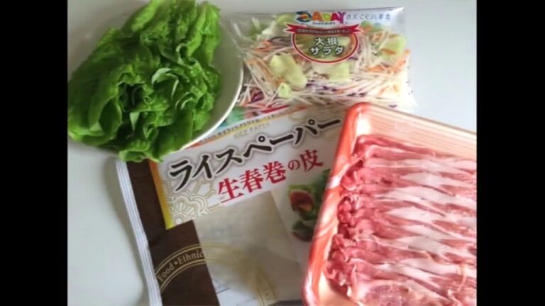 86 櫻井商店昆布酢極レシピ動画：豚しゃぶ生春巻き～昆布酢のマヨポンソース