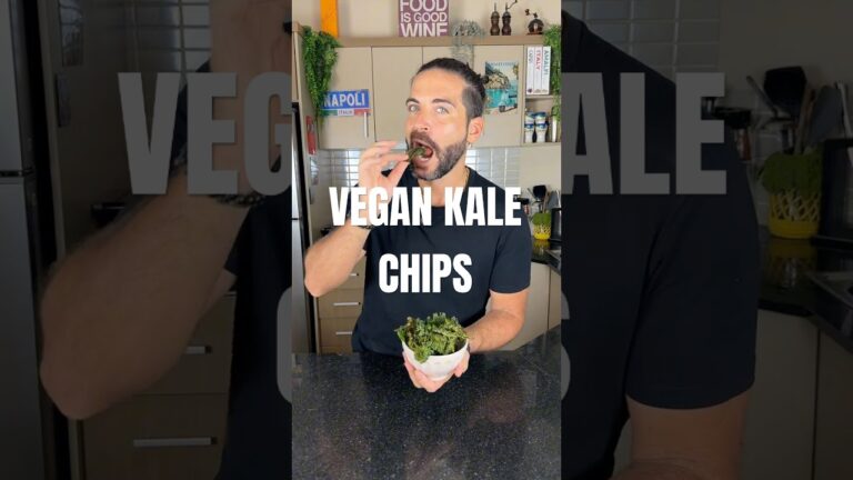 Vegan Kale Chips Oven baked #cookingwithtucci