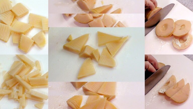 たけのこの切り方（解説付き） - How to slice Bamboo Shoots (Takenoko)