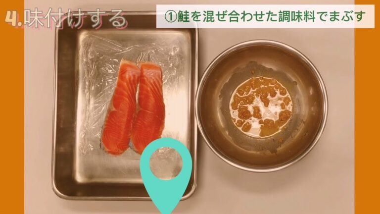【生活習慣病予防食～減塩編～】鮭の味噌バターホイル焼き