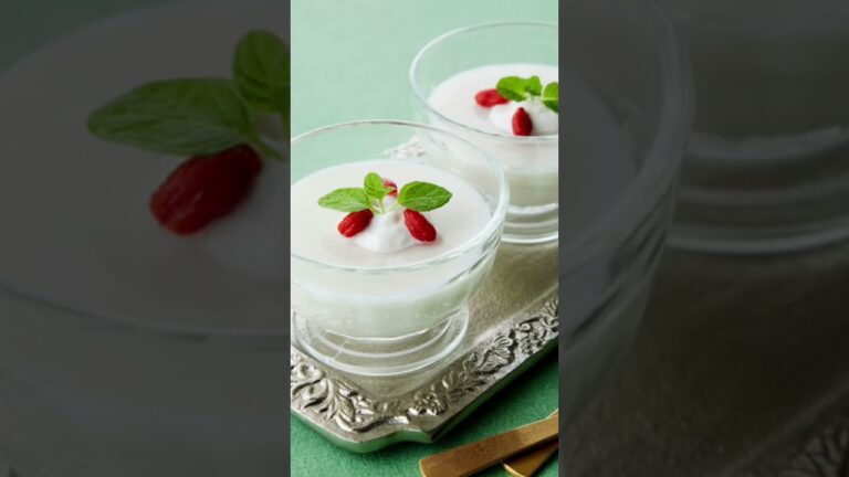 🥥ココナッツミルクプリン（なめらか簡単）