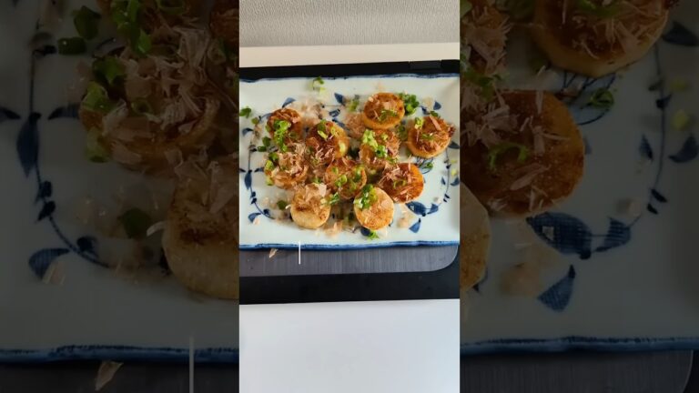 【しゃきふわ食感！】長芋の香ばし焼き | 鰹節とネギで簡単絶品　#簡単レシピ #cooking  #おうちごはん