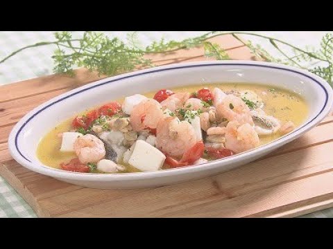 タラとシーフードミックスの簡単アクアパッツァ