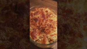 サックサクとろーり！ポテトえびマカロニグラタン