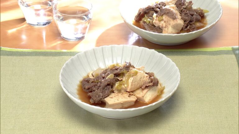 【3分クッキング公式】レンチン肉豆腐