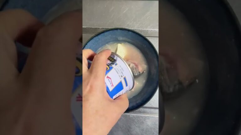 【オートミールで鯖と豆腐の雑炊】鯖缶を使ってレンジで簡単洗い物は1つのみ #shorts