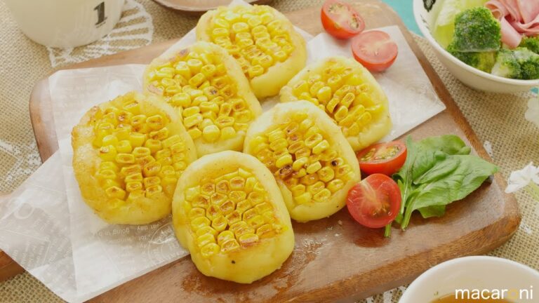 香ばしアレンジ！ 焼きもろこしの バター 醤油 いももち のレシピ 作り方