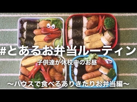 【とあるお弁当ルーティン】#田舎暮らし主婦の平凡料理 #ありきたりなお弁当