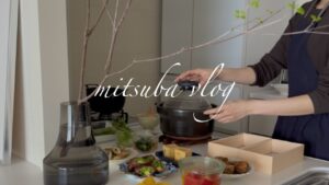 # 133 夫婦の春の暮らし，今年のお花見弁当，新しい家具，鶏肉で中華，いちご大福