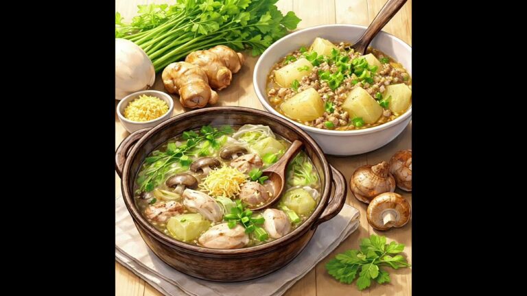 冬太りリセット 生姜とかぶで温めヘルシー献立 鶏スープとかぶそぼろ煮