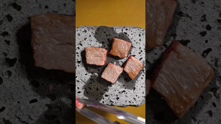 松坂牛の溶岩焼きが美味すぎる！