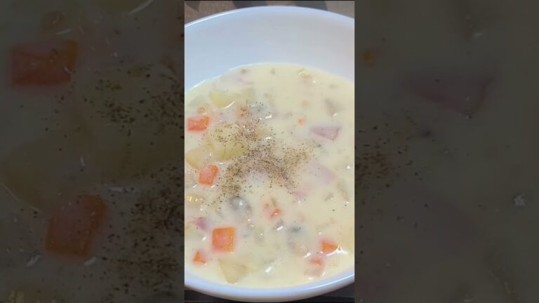 濃厚クラムチャウダー（あさりのクリーミースープ）