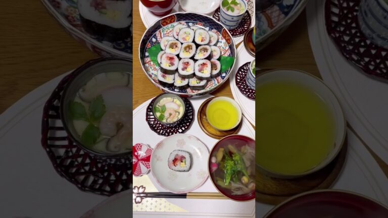 【節分料理】恵方巻き＃shorts