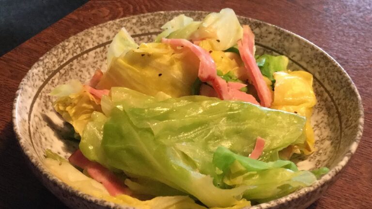 「キャベツベーコン」作り方