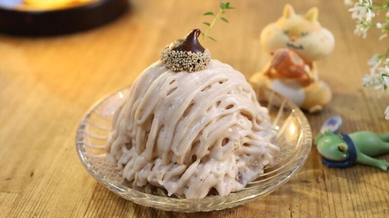 ふわとろ☆ザクっとモンブランの作り方・簡単レシピ How to make Mont blanc｜Coriscooking