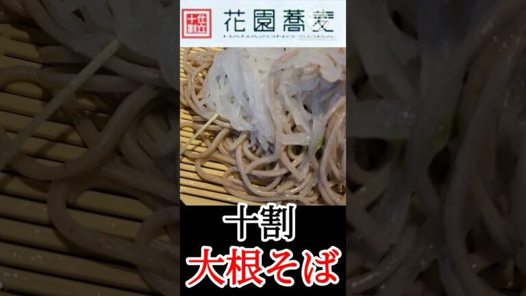 十割大根そば 500円