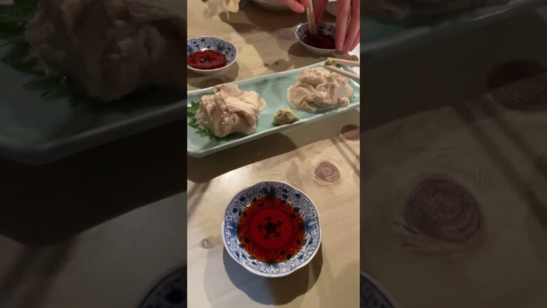湯葉刺身を分解して枚数を数えてみたら #shorts #shortsvideo #shortsfeed