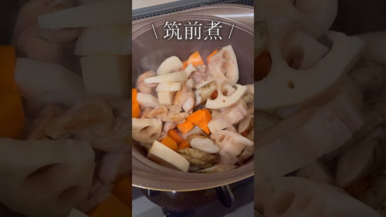 根菜をたっぷり入れた筑前煮