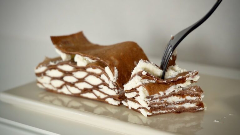 Wavy Crepe Cake ( Mille Crêpes ) ウェーブミルクレープ