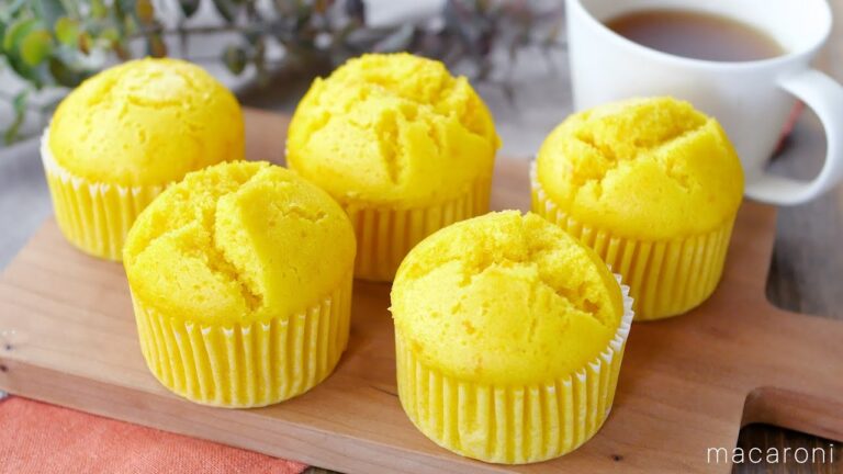 【かぼちゃ蒸しパン】蒸し器いらずで簡単レシピ！材料5つでお手軽♪朝食にもおすすめ｜macaroni（マカロニ）