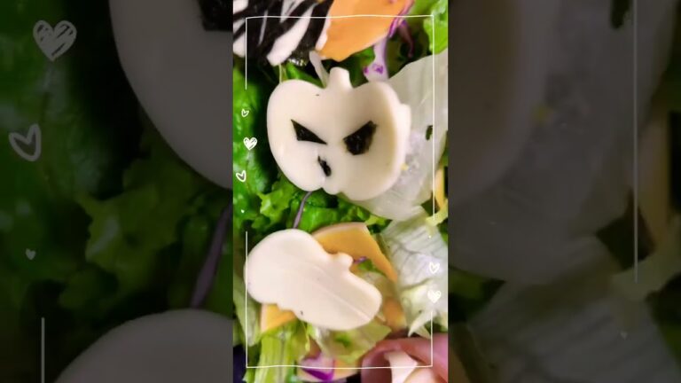 【ハロウィン】ハロウィンサラダ#cooking #halloween #簡単 #サラダ