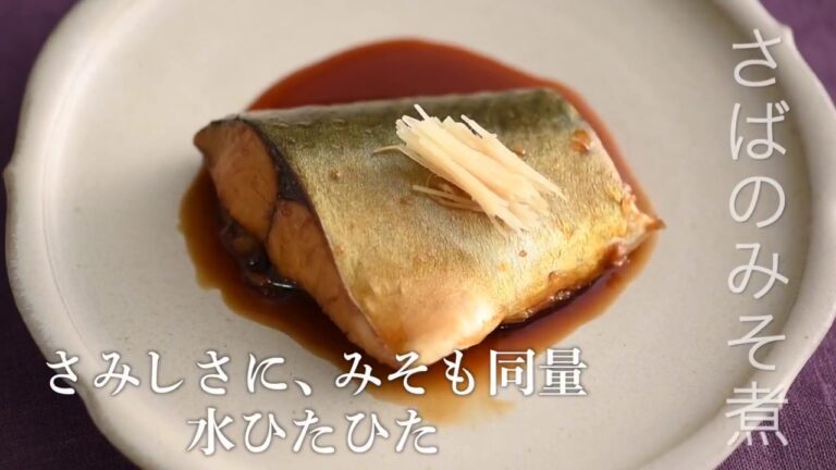 さばのみそ煮／行正り香・料理家行正り香・料理家【PremiumRecipes from 講談社のお料理BOOK】