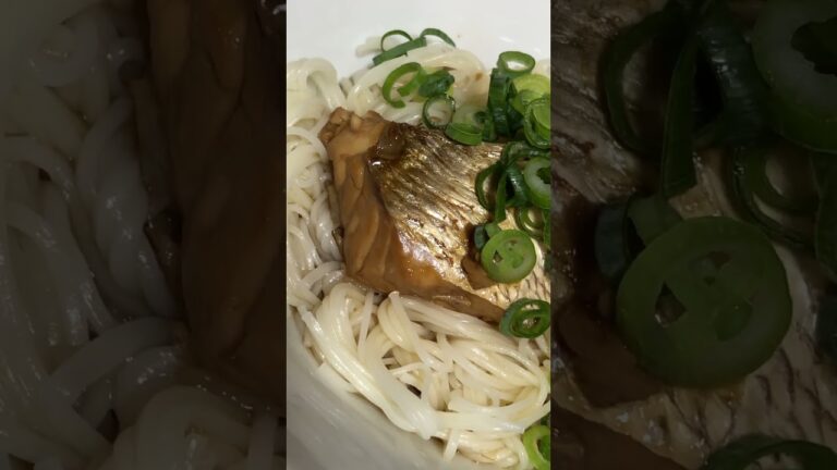 【鯛そうめん】広島の郷土料理作りました。 #手作り #広島 #晩ごはん