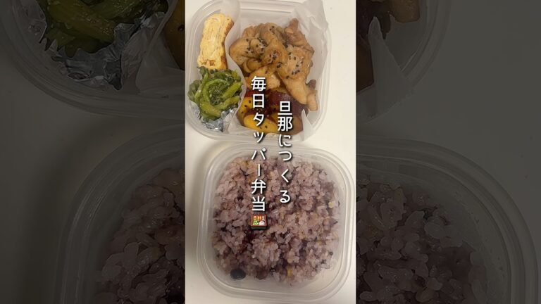 旦那につくる毎日タッパー弁当🍱 豚肉とさつまいもの甘辛炒め#shorts #こめ子の暮らし #ランチ #お昼ごはん #毎日ごはん #ズボラ主婦 #ズボラ飯 #ひとり語り#お弁当 #お弁当おかず