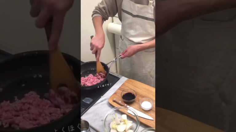【インスタ10万再生】カブのひき肉餡かけ #short #料理