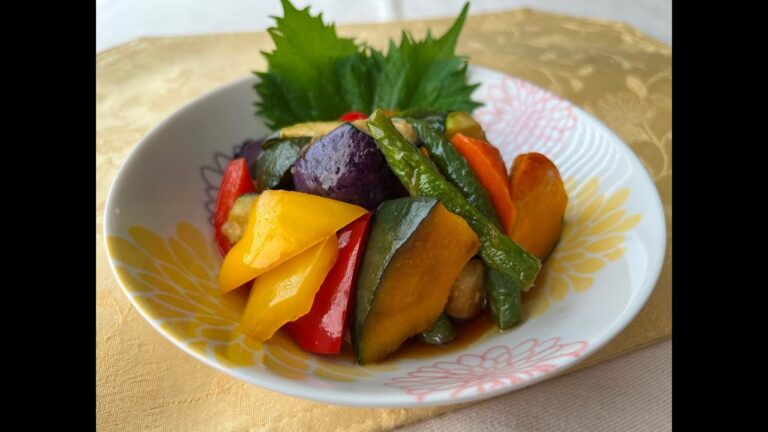 【和風】 彩り野菜の揚げ浸し（クックハンド2023/6/20放送）