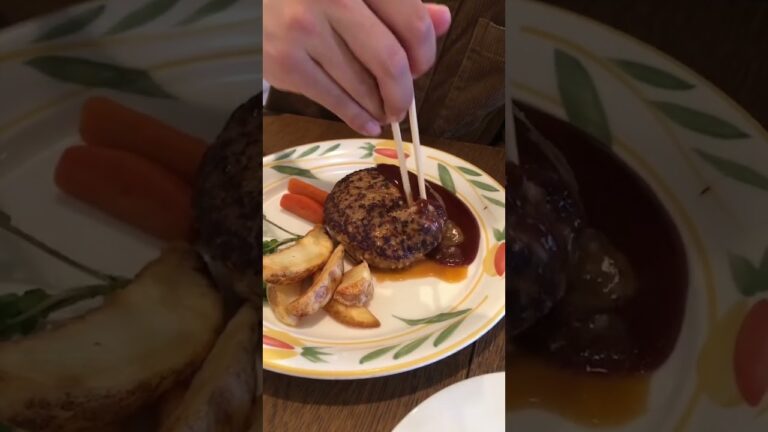 肉汁がヤバい。ハンバァァァァグ‼️ 手作りハンバーグのお店「とくら」