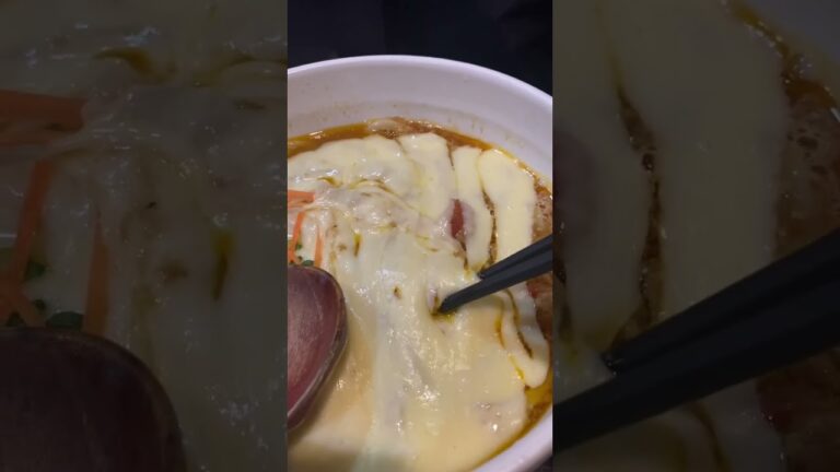 うどん処おはな　とろーり！チーズカレーうどん　大盛り　背徳感いっぱい！　#action #グルメ #うどん #trending #travel