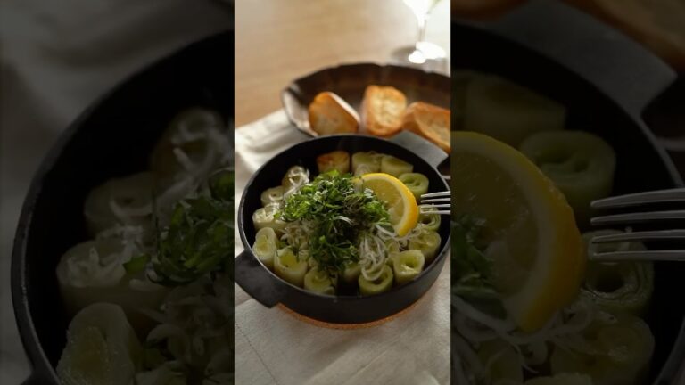 長ネギとしらすのアヒージョ #ワインに合うおつまみ #おつまみレシピ #長ネギレシピ #アヒージョ #Shorts