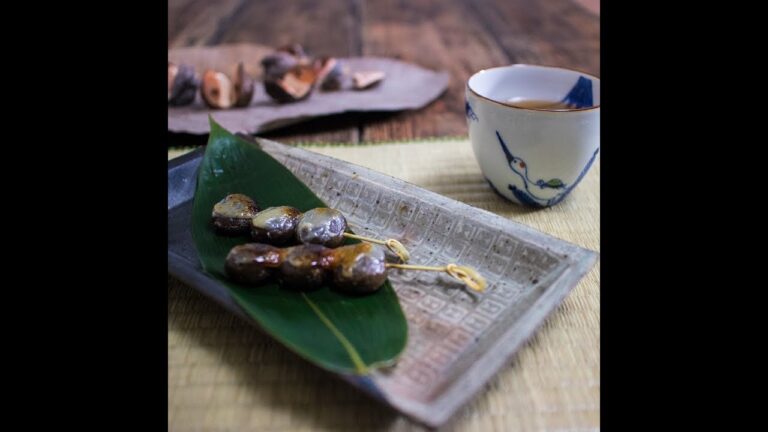 味噌をつけていただく 焼きほうじ茶だんご ｜和食のレシピ集