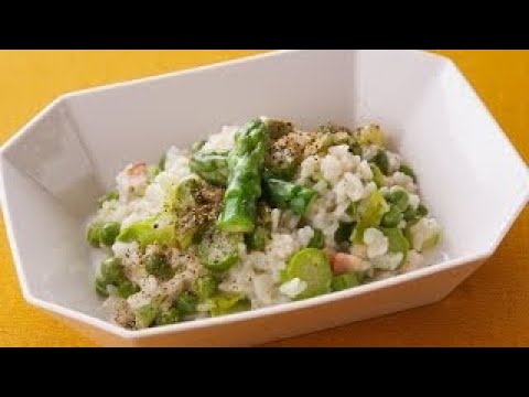 余りごはんで作る！春野菜のリゾットのレシピ　|　料理サプリ