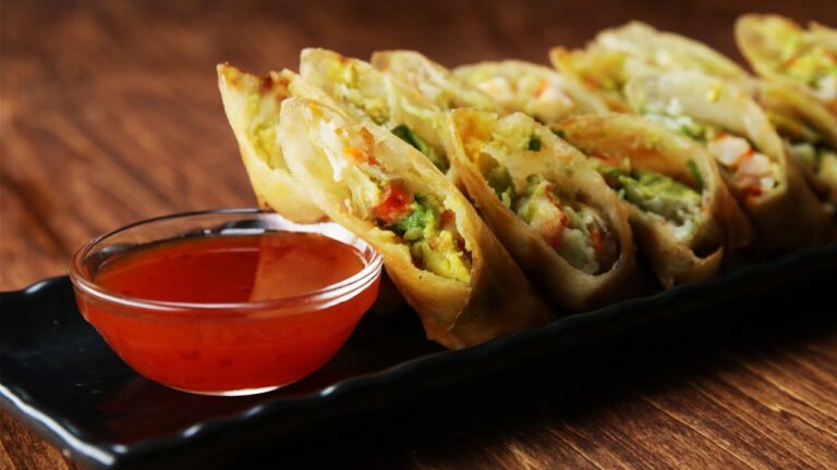 サクッぷりっ！海老アボカド春巻き