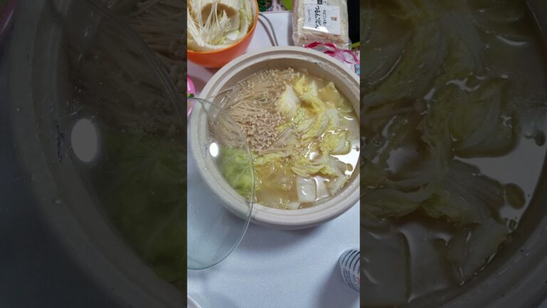 塩豚骨スープ鍋