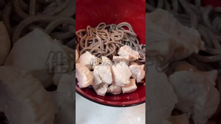 30kg痩せた男が食べていた蕎麦ダイエットのレシピ紹介！✨
